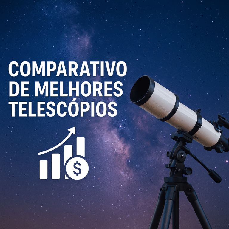 Comparativo dos Melhores Telescópios: Do Mais Barato ao Mais Caro (Elétricos e Manuais)
