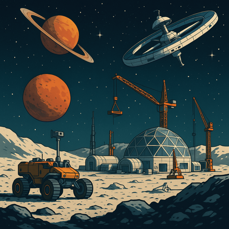 Exploração Espacial: O Amanhã da Lua, Marte e Além