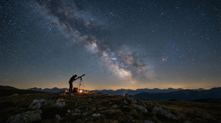 Guia Completo de Observação do Céu Noturno para Iniciantes