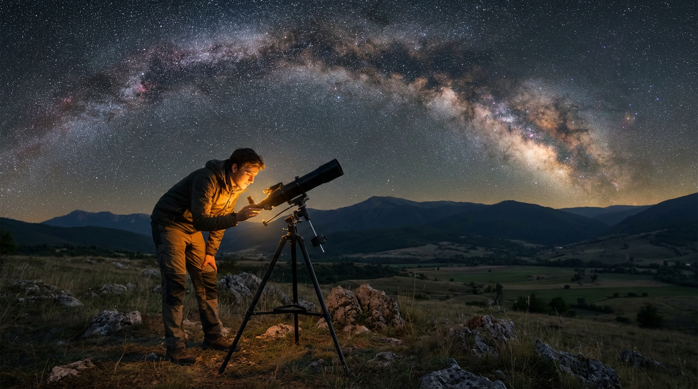 Guia Completo: Como Escolher Seu Primeiro Telescópio e Começar na Astronomia Observacional
