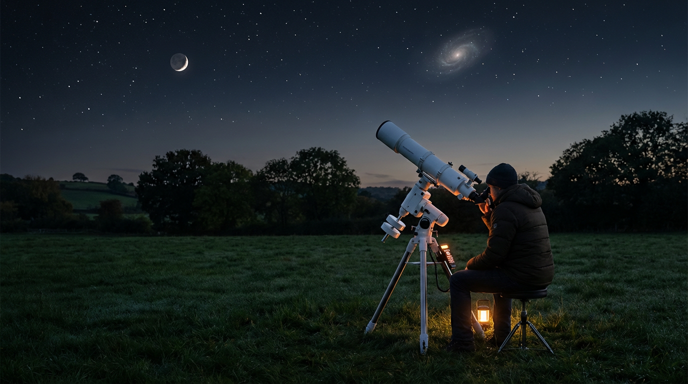 Guia Definitivo: Como Escolher Seu Primeiro Telescópio para Explorar o Universo