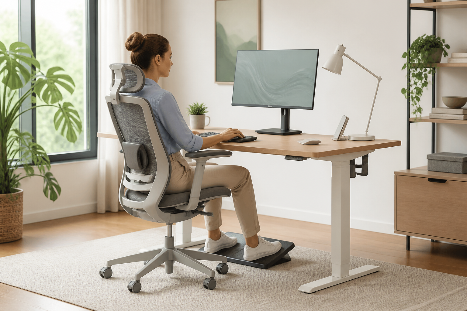 Active Ergonomic Home Office Setup for Better Health