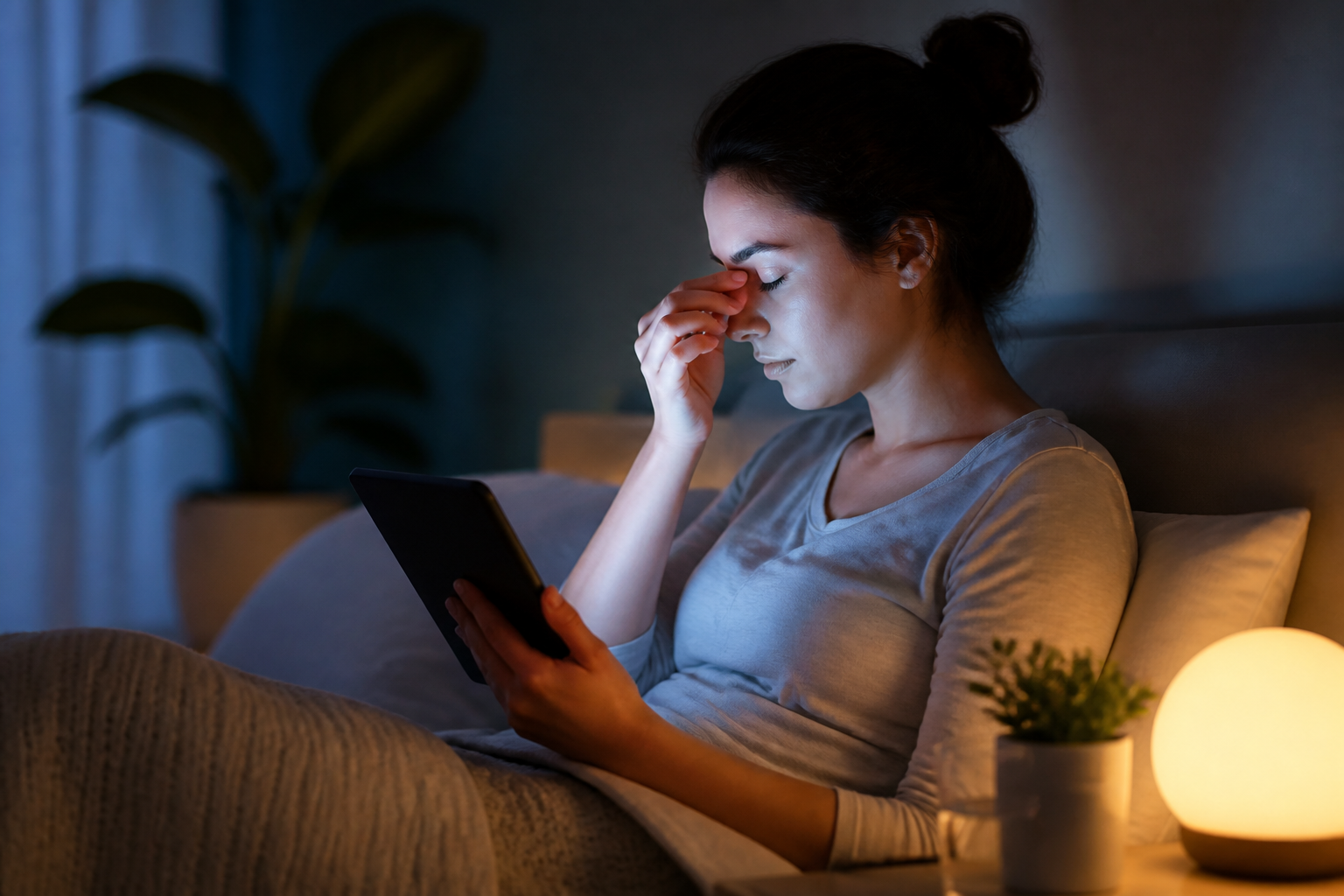 Sleep Better: Digital Eye Strain Prevention at Night