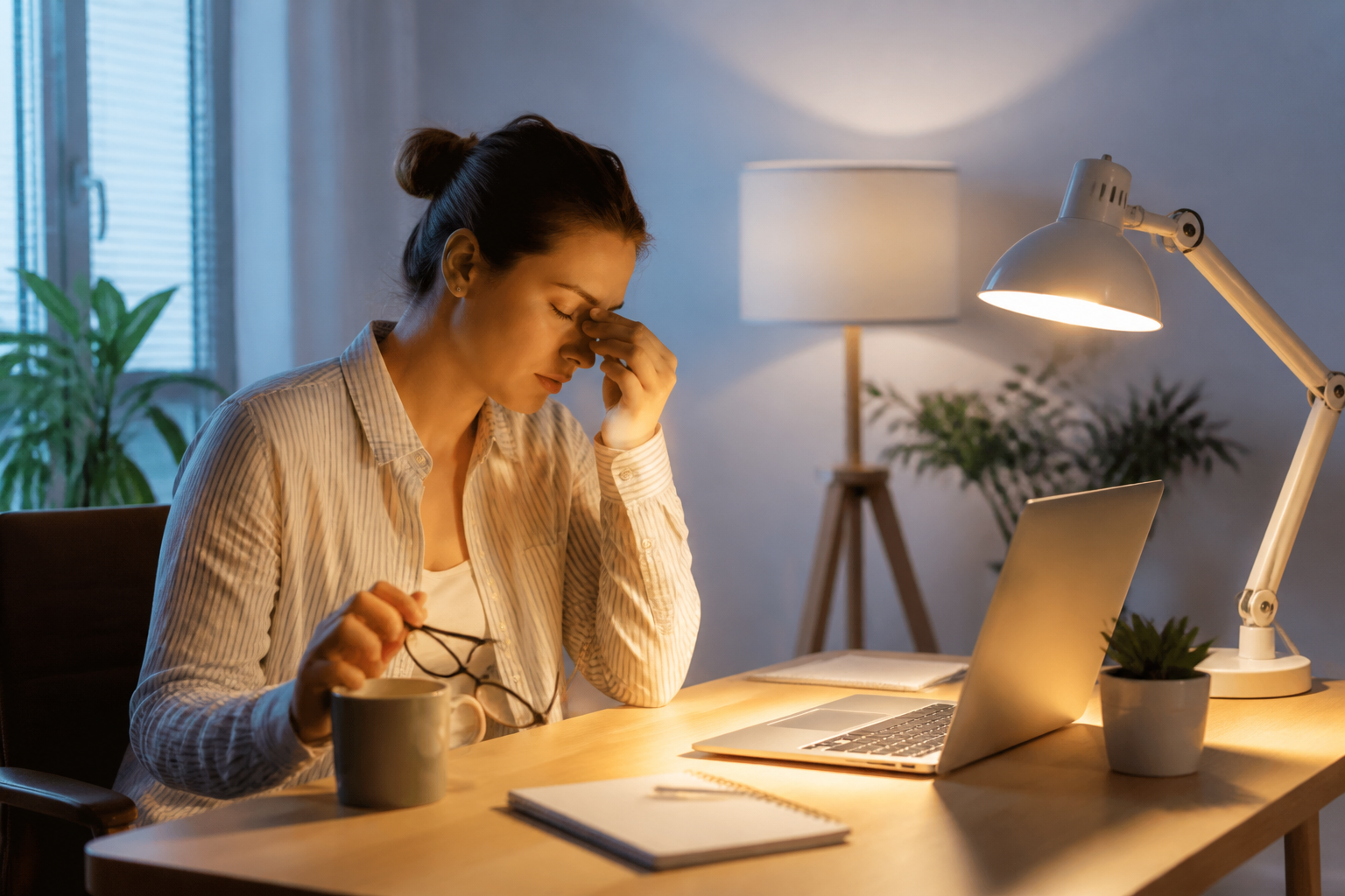 Smart Lighting for Digital Eye Strain Prevention