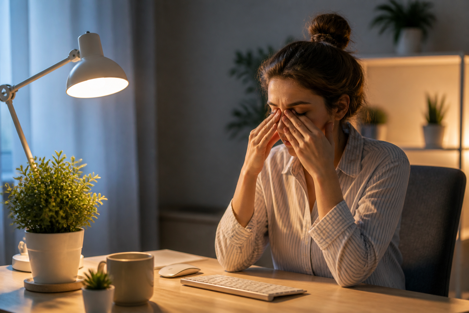 Smart Lighting for Digital Eye Strain Prevention